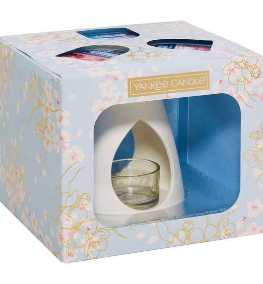 Yankee Candle Sakura Blossom Festival Wax Melt Warmer Gift Set 1632253E