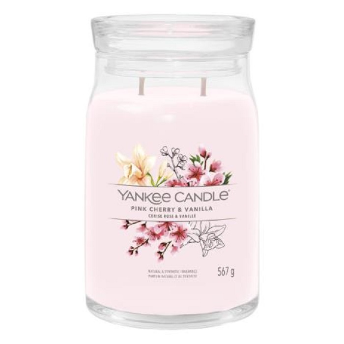 Yankee Candle signature large jar pink cherry vanilla 1629986E