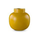 Decorazioni casa vasi per fiori in metallo giallo 25cm - 51.102.018