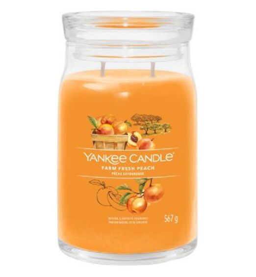 Candele profumate yankee candle Farm Fresh Peach 1631774E
