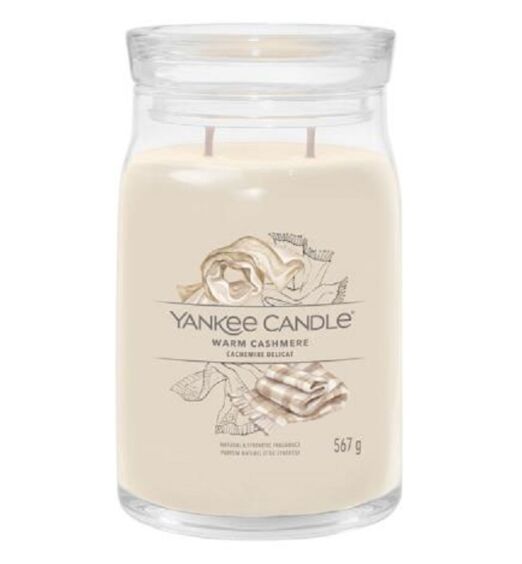 Candele profumate yankee candle giara in vetro Warm Cashmere 1701379E