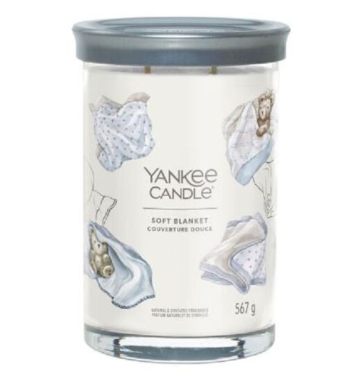 Candele profumate yankee candle soft blanket grandi tumbler 1724359E