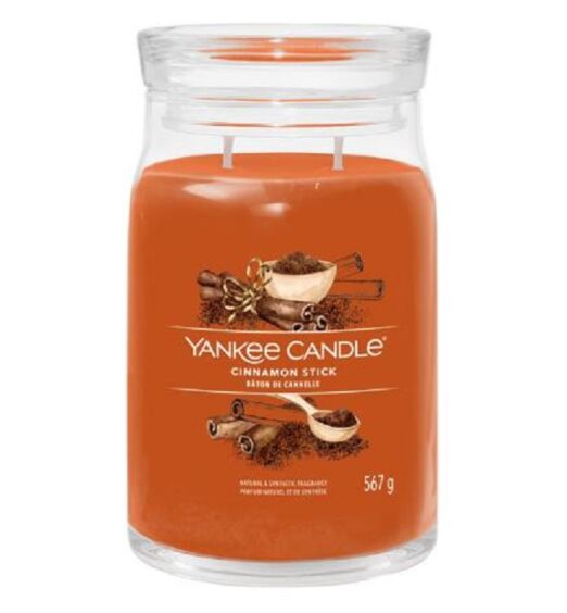 Candele profumate yankee giara in vetro Cinnamon Stick 1701372E