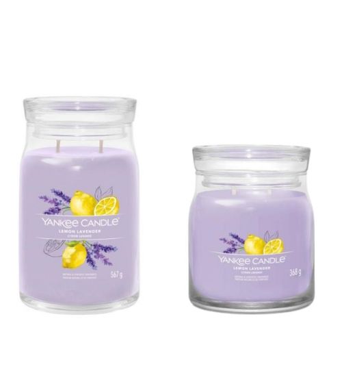 Yankee Candle candele profumate giara in vetro Lemon Lavender