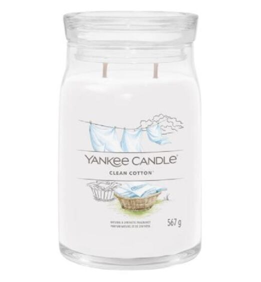 Yankee candle candele profumate Clean Cotton giara grande 1630644E