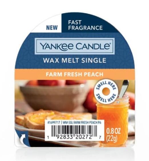 Yankee candle wax melt Farm Fresh Peach 1699717E