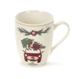 Mug natalizia Nuvole di stoffa in ceramica Holly Jolly BGQ231401-1