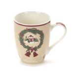Mug natalizia Nuvole di stoffa in ceramica Holly Jolly BGQ231401-3