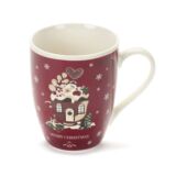 Mug natalizia Nuvole di stoffa in ceramica Holly Jolly BGQ231401-4